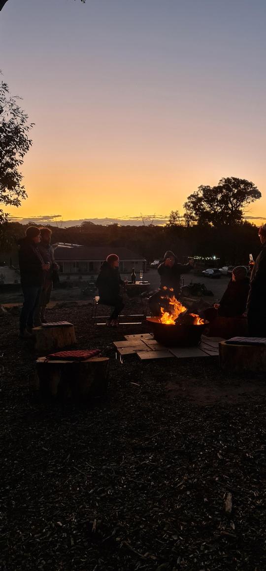 Sunset View by the firepit.